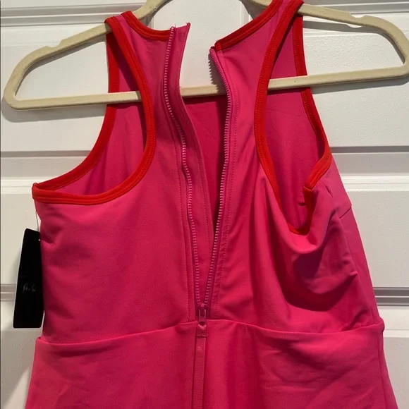 Stylish Pink Sleeveless Dress - Picture 7 of 7